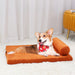 Vibe Geeks Removable And Washable Dog Sofa Bed-orange