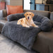 Vibe Geeks Calming Pet Bed - Fluffy Plush Dog Mat