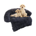 Vibe Geeks Calming Pet Bed - Fluffy Plush Dog Mat