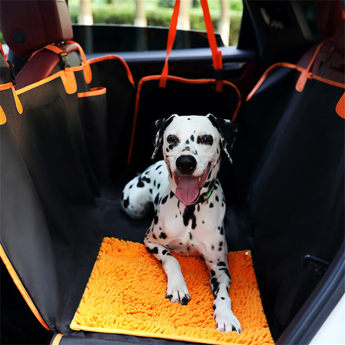 Vibe Geeks Dog Car Seat Cover With Snuffle Mat