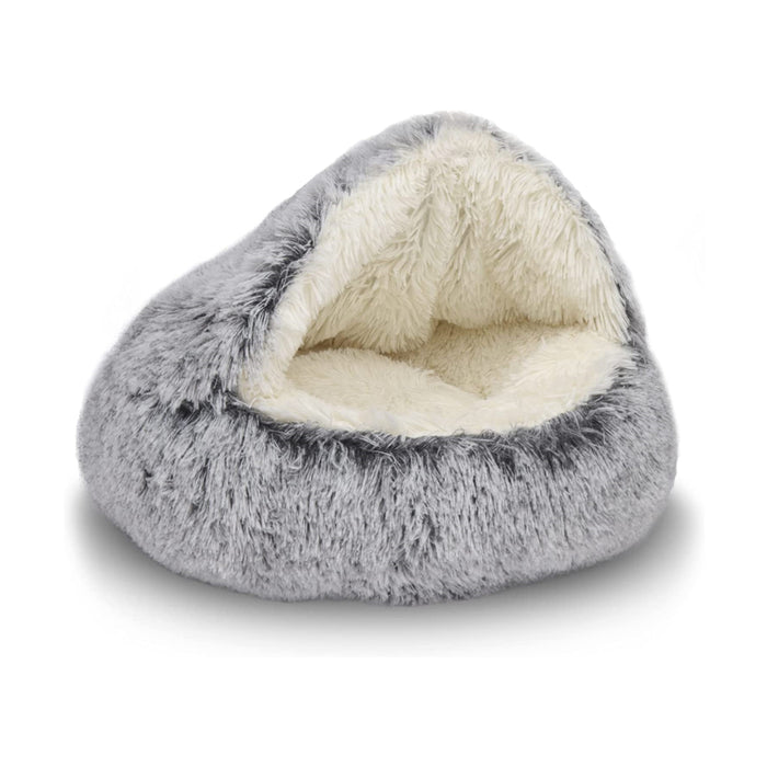 Vibe Geeks Cozy Burrowing Cave Pet Bed For Dogs And Cats