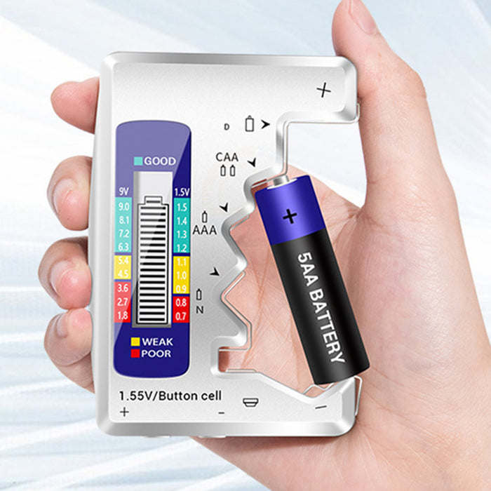 Vibe Geeks Easy Operation Instant Reading Universal Battery