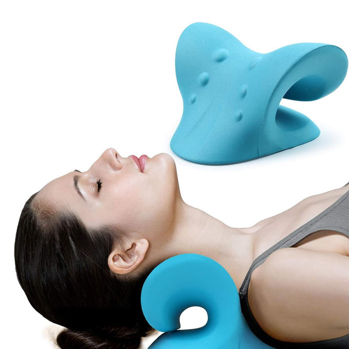 Vibe Geeks Neck And Shoulder Memory Foam Pillow Pain Relief