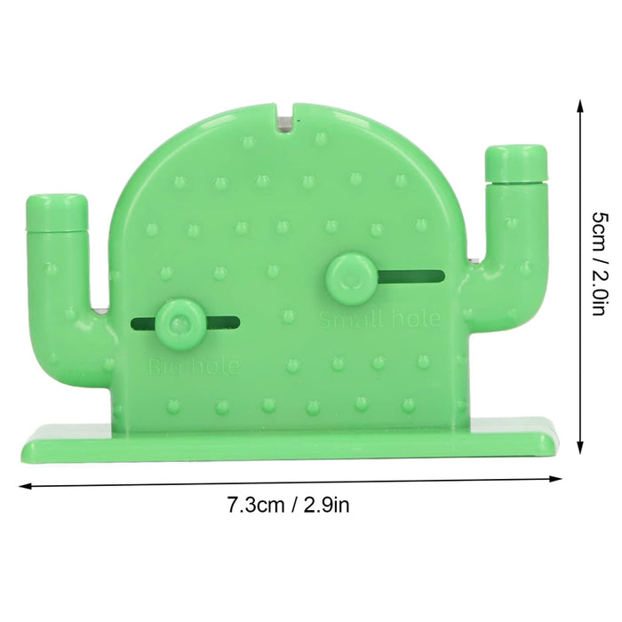 Vibe Geeks Time Saving Double Headed Automatic Cactus Hand Sewing Needle Threader