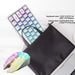 Vibe Geeks Rainbow Backlit Wireless Gaming Keyboard Mouse