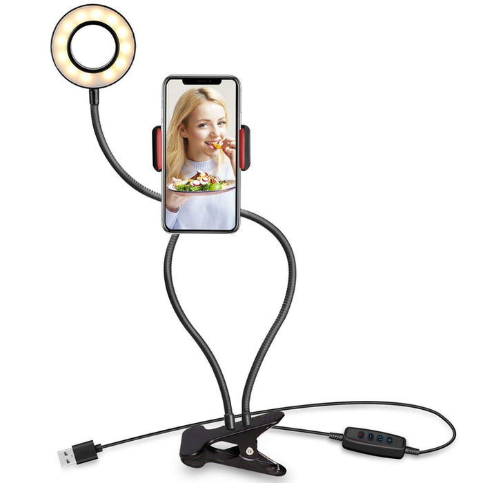 Flexible Clip-on Photography Selfie Ring Light