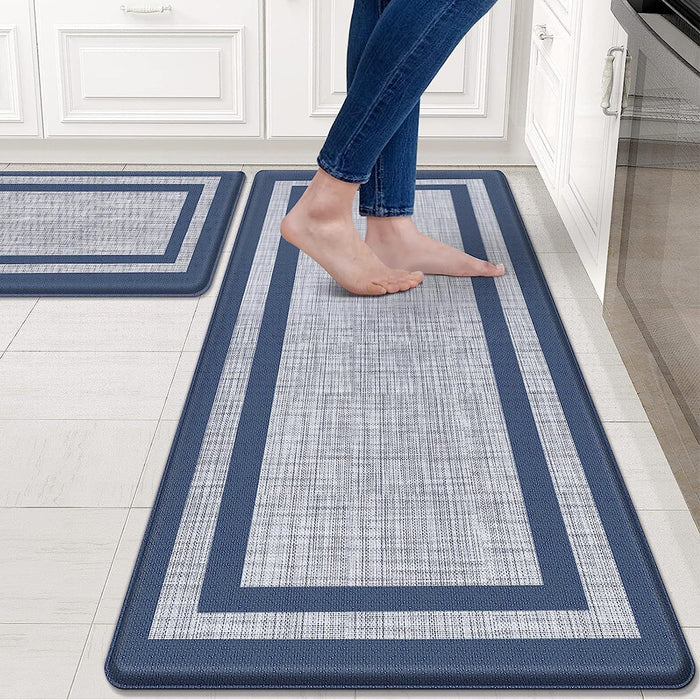 Vibe Geeks 2 Pack Non-Skid Waterproof Kitchen Mat