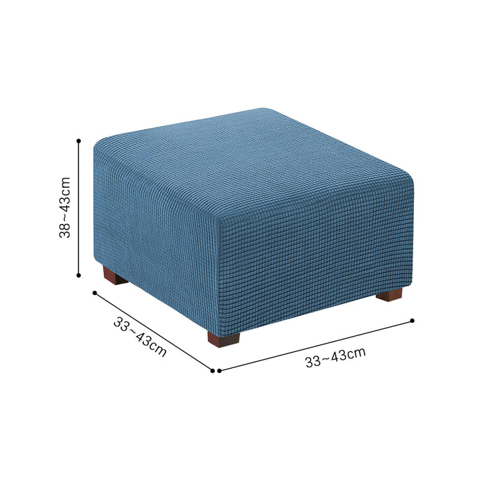 Vibe Geeks Square Ottoman Cover Premium Furniture Protector