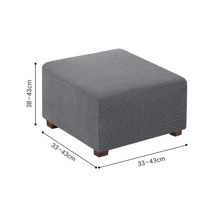 Vibe Geeks Square Ottoman Cover Premium Furniture Protector