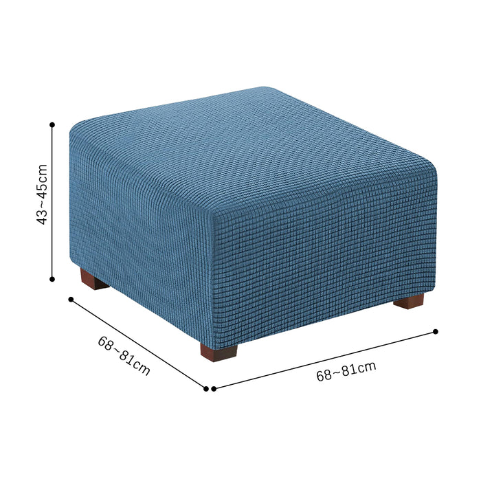 Vibe Geeks Square Ottoman Cover Premium Furniture Protector