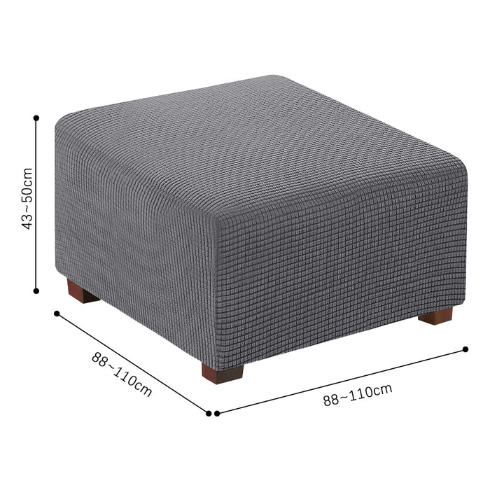 Vibe Geeks Square Ottoman Cover Premium Furniture Protector