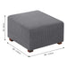 Vibe Geeks Square Ottoman Cover Premium Furniture Protector