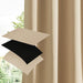 Vibe Geeks 2-panel Weighted Blackout Curtains - Outdoor