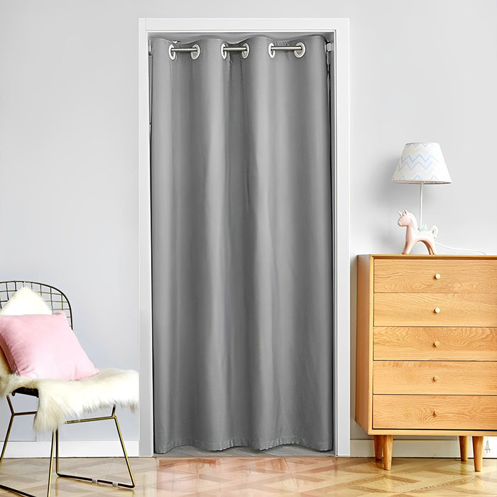 Vibe Geeks Grommet Top Doorway Curtain - Room Darkening