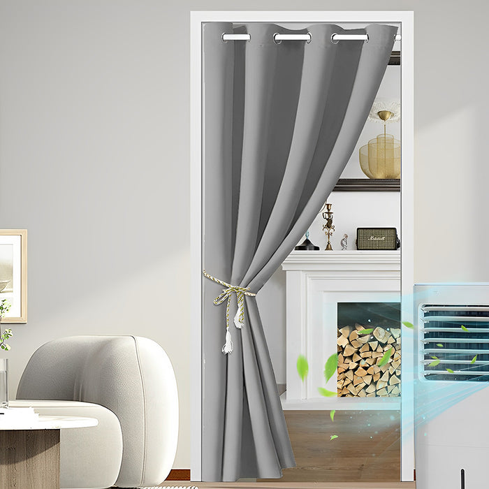 Vibe Geeks Grommet Top Doorway Curtain - Room Darkening