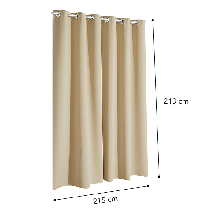 Vibe Geeks Patio Curtains Outdoor - Waterproof Heat Uv