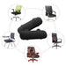 Vibe Geeks 2 Pack Soft And Comfortable Thick Chair Armrest