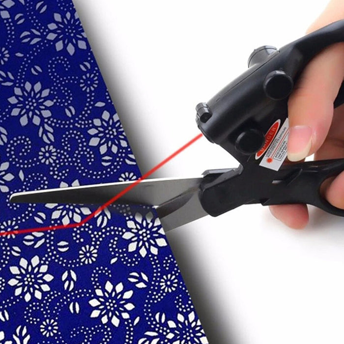 Vibe Geeks Laser Guided Handcrafting Scissors Straight Cutting Sewing Shears