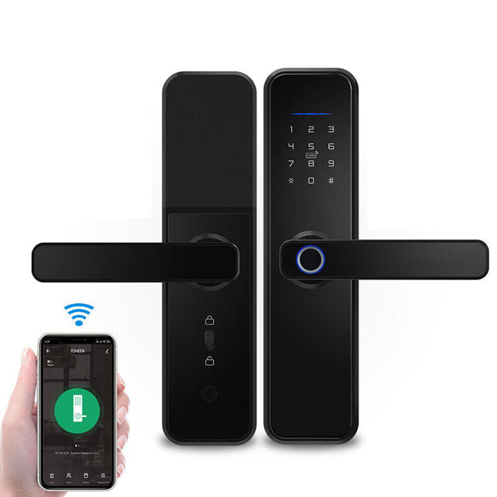 Vibe Geeks Electronic Wireless Fingerprint Recognition Smart Key Entry Door Lock