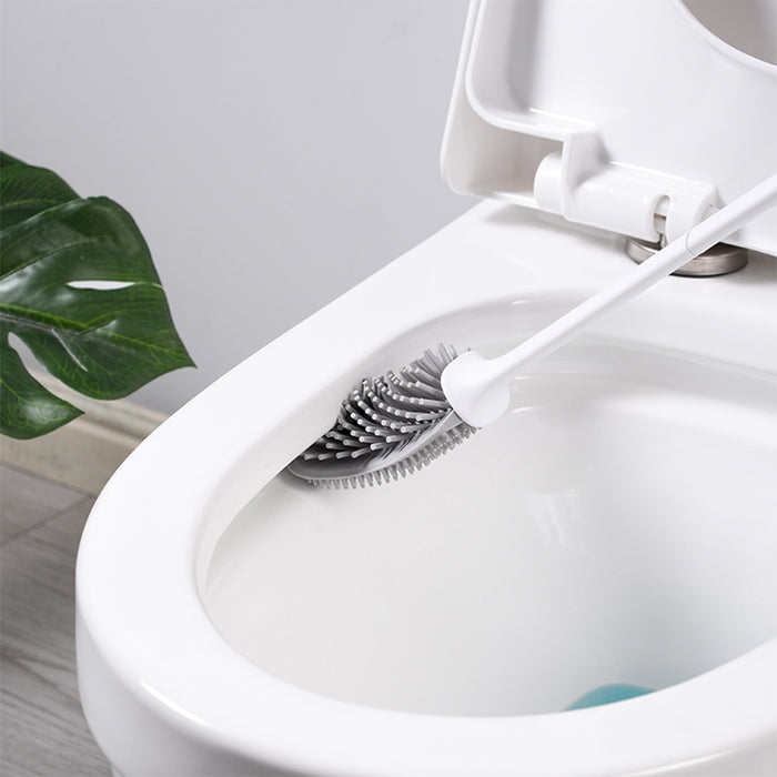 Vibe Geeks Toilet Brush With Ventilated Holder - Odor-free