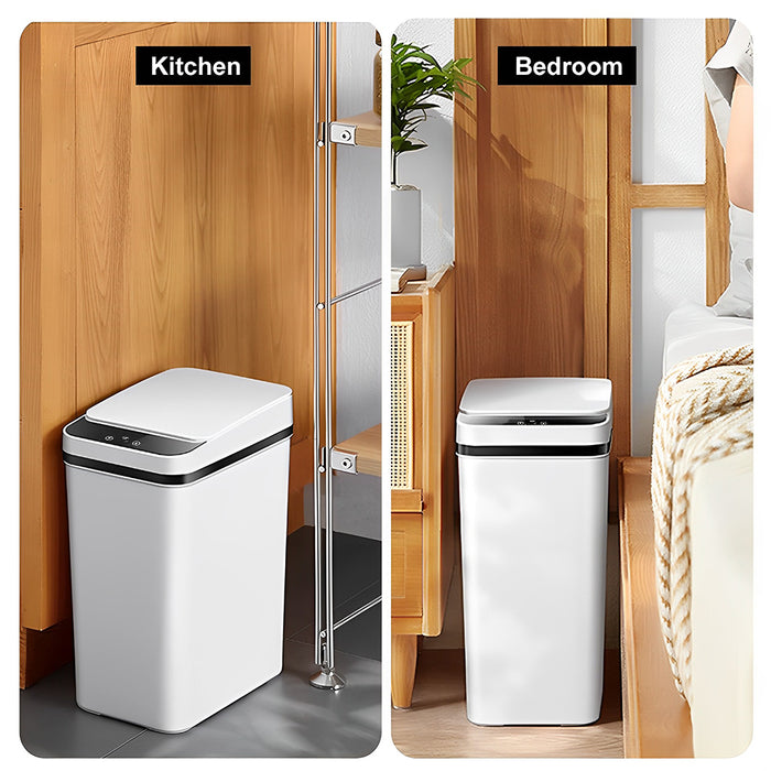 Vibe Geeks Motion Sensor Smart Trash Can - Touchless &