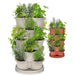 Vibe Geeks 5-tier Stackable Vertical Garden Planter Pots