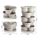 Vibe Geeks 5-tier Stackable Vertical Garden Planter Pots