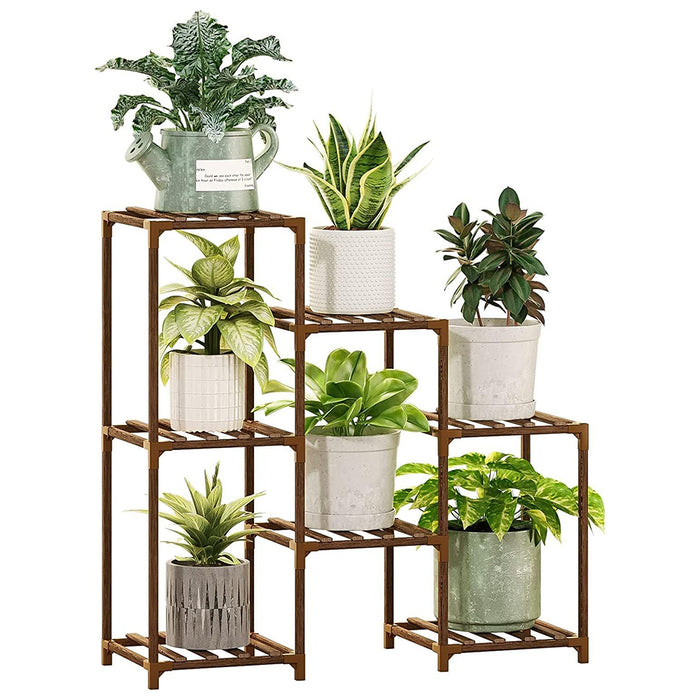 Vibe Geeks Multi-layer Wooden Plant Stand