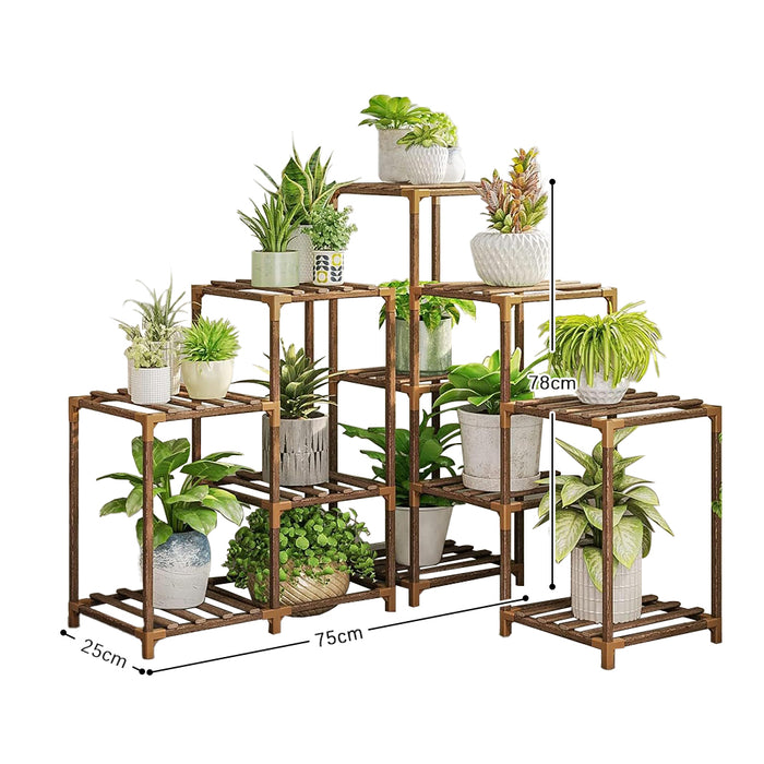 Vibe Geeks Multi-layer Wooden Plant Stand