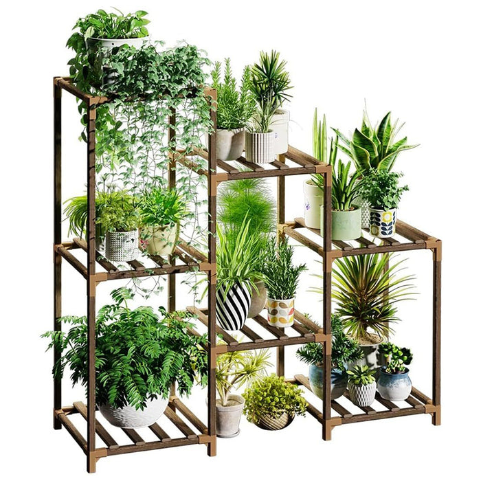 Vibe Geeks Multi-layer Wooden Plant Stand