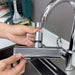 Vibe Geeks Kitchen Faucet Waterfall Stream Sprayer Water