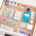 Vibe Geeks Multifunctional Clear Plastic Drawer Organizers