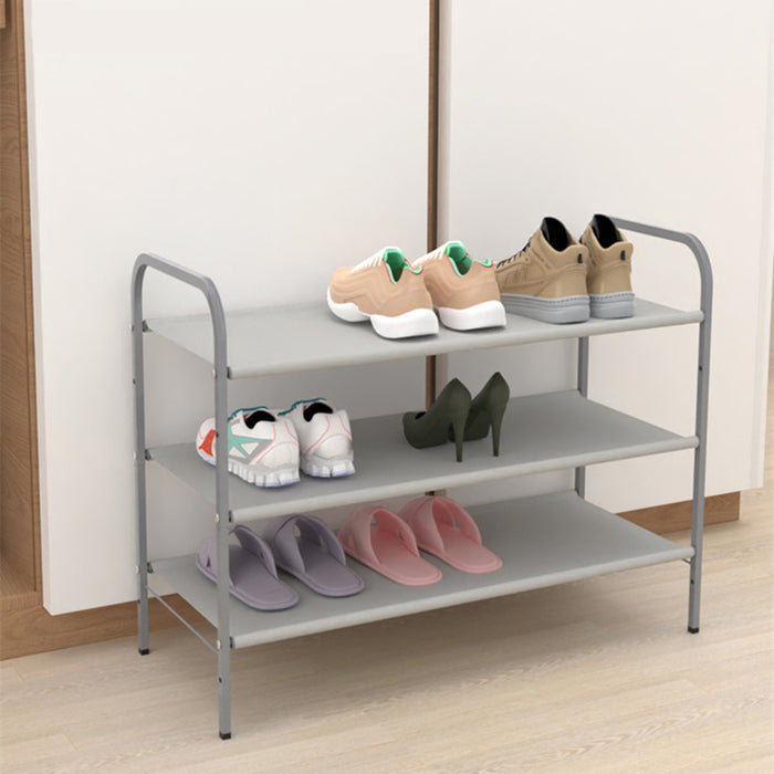 Vibe Geeks 3-tier Stackable Shoe Rack - Versatile Storage