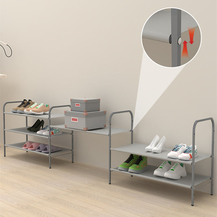 Vibe Geeks 3-tier Stackable Shoe Rack - Versatile Storage