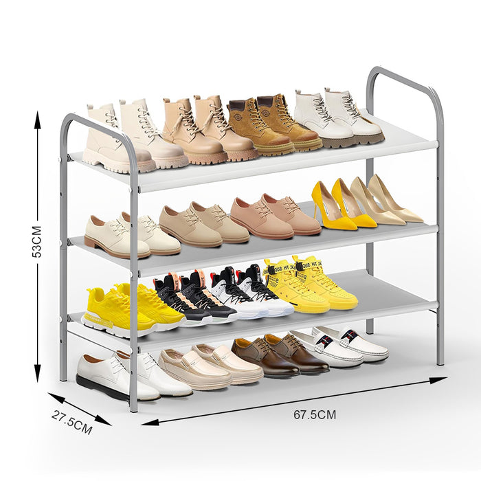 Vibe Geeks 3-tier Stackable Shoe Rack - Versatile Storage