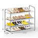 Vibe Geeks 3-tier Stackable Shoe Rack - Versatile Storage