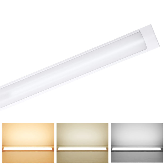 Led Slim Ceiling Batten Linear Fluro Fluorescent Tube Light