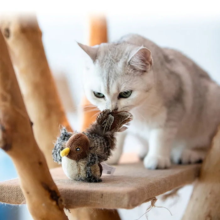 Vibe Geeks Interactive Simulated Bird Toy For Cats