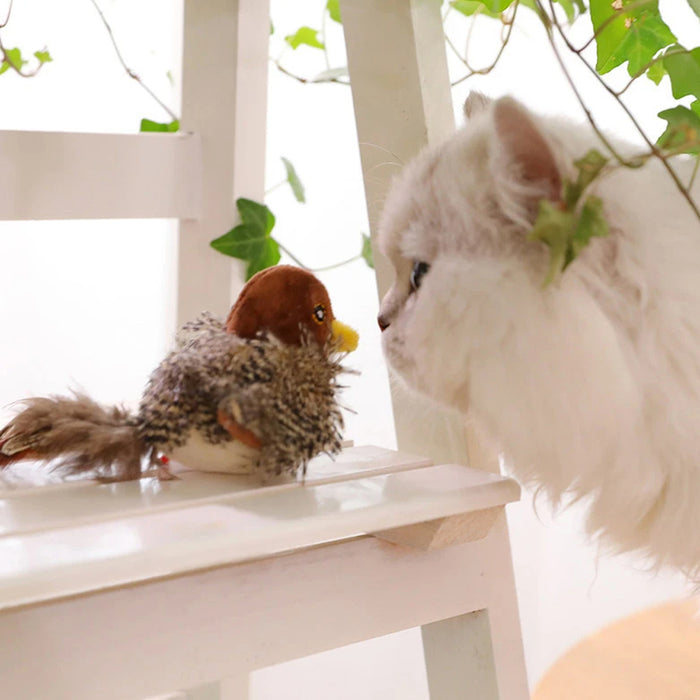 Vibe Geeks Interactive Simulated Bird Toy For Cats