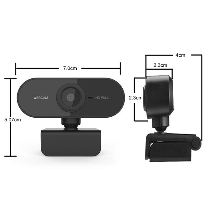 Vibe Geeks Full Hd 1080p Web Camera With Microphone