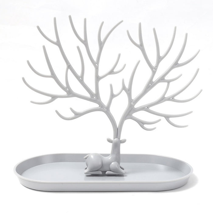 Vibe Geeks Antlers Tree Tower Jewelry Display Stand