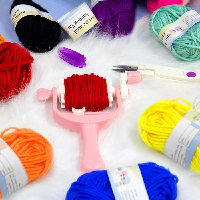 Vibe Geeks DIY Wool Yarn Craft Tassel and Pompom Maker Tool for Fluff
