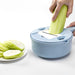 Vibe Geeks 12 In 1 Manual Multi-function Vegetable Cutter