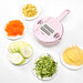 Vibe Geeks 12 In 1 Manual Multi-function Vegetable Cutter