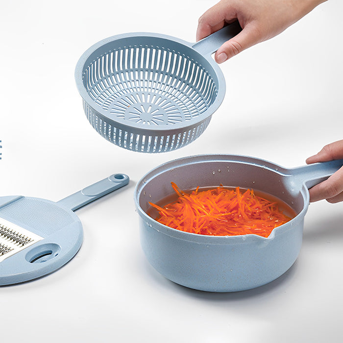 Vibe Geeks 12 In 1 Manual Multi-function Vegetable Cutter