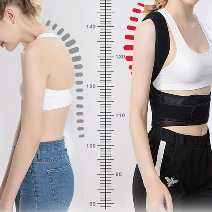 Posture Corrector Lumbar Brace Belt For Shoulder And Back