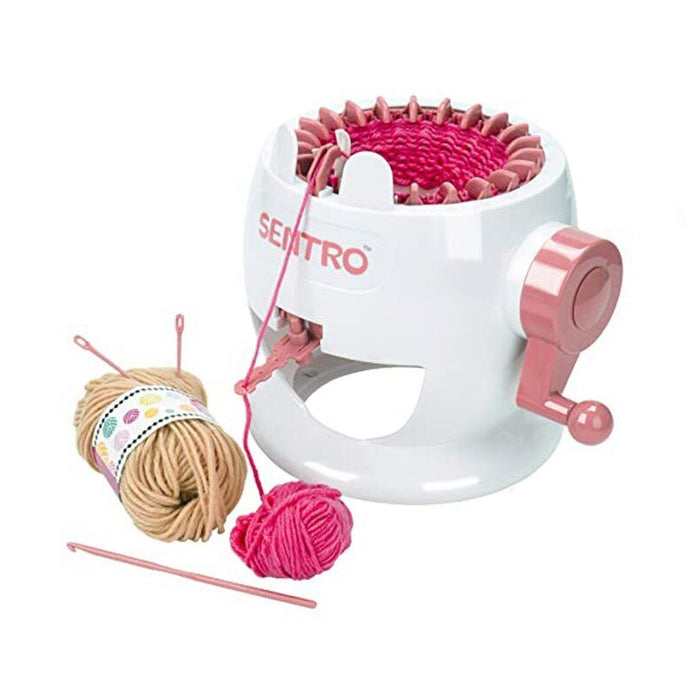 22/40 Needles Diy Knitting Machine Smart Weaving Knit Rotating Machine
