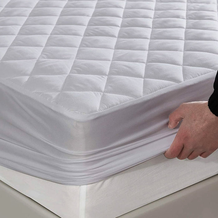 4 Layer Quilted Cotton Waterproof Mattress Protector