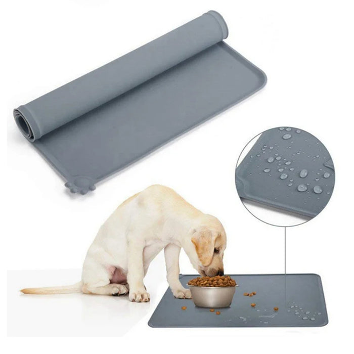 Vibe Geeks Waterproof Pet Feeding Mats With High Lips