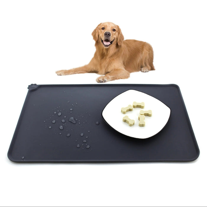 Vibe Geeks Waterproof Pet Feeding Mats With High Lips